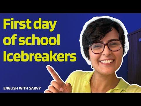 For teachers- FIRST DAY OF SCHOOL ICEBREAKERS