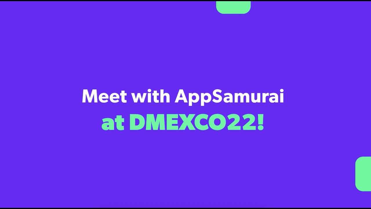 Meet with AppSamurai at #DMEXCO22 and Discover More