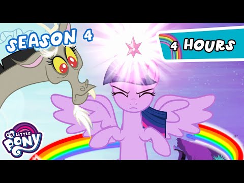 4 Hours of Season 4?!💖😍 | MINI MOVIE COMPILATION | My Little Pony: Friendship is Magic