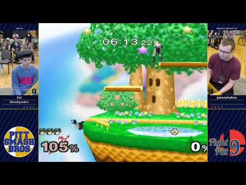 Cal (Sheik, Fox) vs jakenshaken (Marth) - Winners Quarters - Fight Pitt 9