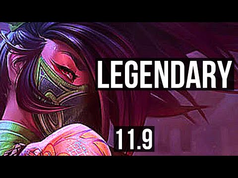 AKALI vs NEEKO (MID) | 72% winrate, Legendary | NA Grandmaster | v11.9