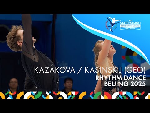 KAZAKOVA / KASINSKIJ (GEO) | Ice Dance Rhythm Dance | #SkateToMilano | 2025 – Beijing