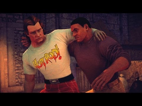 Saints Row 4 They Live Scene : He Lives Mission : Keith David Roddy Piper Alley Fight