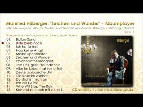 Manfred Hilberger - 'Zeichen und Wunder' (komplettes Album) - Albumplayer