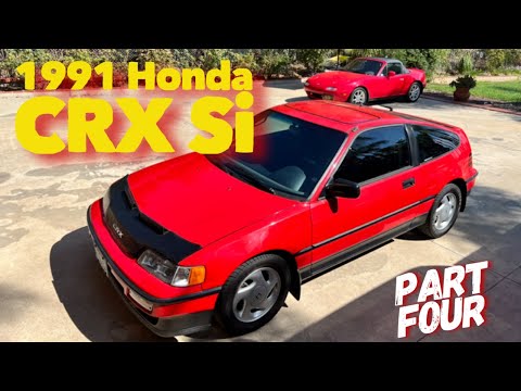 1991 Honda CRX Si - Part Four (MORE CLEANING AND LED INSTALLATION)