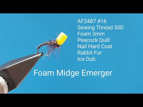 Fly Tying - Foam Midge Emerger