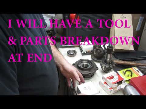14 BOLT PINION & BERING SETUP SHORTER VID OBS GMC/CHEVY