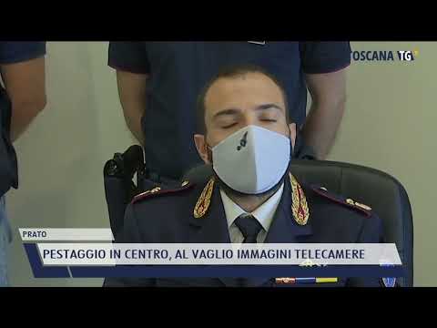 2022-03-28 PRATO - PESTAGGIO IN CENTRO, AL VAGLIO IMMAGINI TELECAMERE