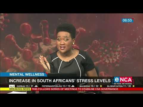 Mental health awareness Increase in South Africans' stress levels