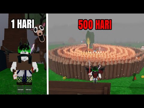 Aku Bikin Base Tembok Super Aman di 99 Night In The Forest