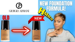 New Armani Luminous Silk Foundation Demo and Old Shade Comparison