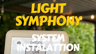 Preview of Smart Garden lights controlled by LightSymphony system.