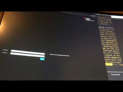 Timelapse of an automated vsphere installation of Openshift 4