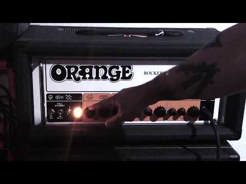 Orange RK100H-BK MKIII Rockerverb MK3 100 Watt Guitar Head Amplifier in Black image 6