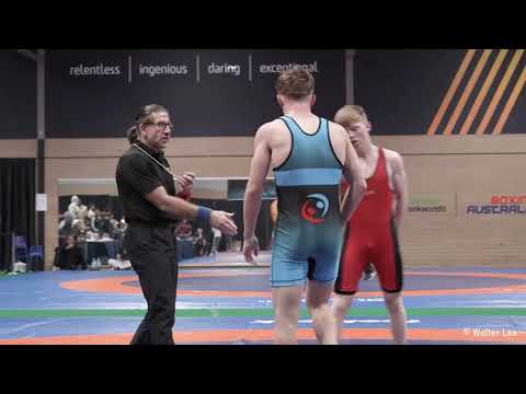 BLAIR BROWMICH vs ROCCO MCNEILL-KOVACIC  [4K VIDEO] - AUSTRALIAN NATIONAL WRESTLING CHAMPIONSHIPS 22