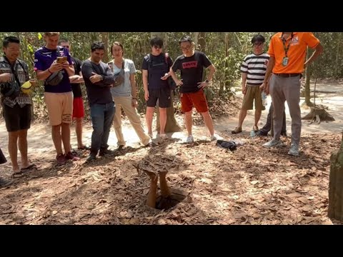 Vietnam tunnels - Amazing Adventures in Cu Chi - The Hidden War Legacy in Vietnam