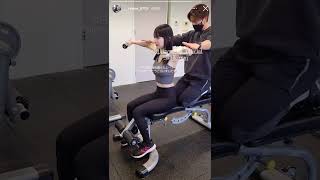モデル 保坂玲奈 ジム トレーニング動画 #shorts
