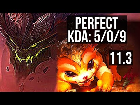 MALPHITE vs GNAR (TOP) | 5/0/9, 66% winrate | BR Master | v11.3