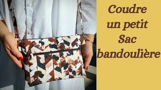 Tuto #diy pour coudre un petit sac pochette bandoulière rapidement et facilement 😉