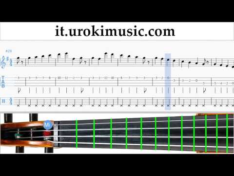 Lezioni di Violino Alessandra Amoroso - Comunque andare Tutorial Spartito Parte#1 um-i276