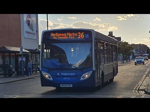 ACE POWER: Route 4 | NK58AHA/39715 - Stagecoach North East: MAN 14.240LF/ADL Enviro 200