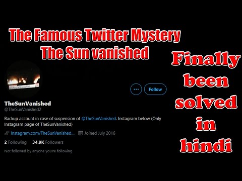 Solved The Sun Vanished Mystery Explained in hindi