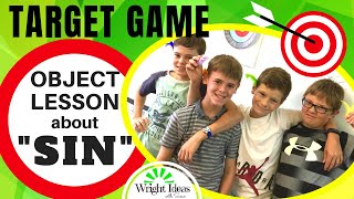 TARGET GAME: Object lesson & game about SIN: Creative Children's Ministry Ideas