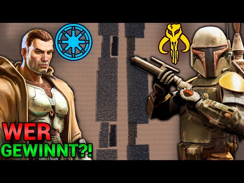 MANDALORIANER vs. JEDI + KLONE - Wer gewinnt? - UEBS STAR WARS