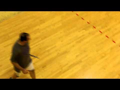 Jeff vs Leo in racquetball