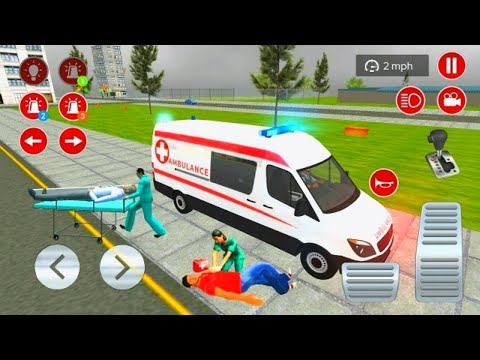 City Ambulance Rescue Driver - 911 Emergency Rescue Simulator