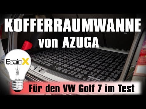 AZUGA Premium Kofferraumwanne für den VW Golf 7 - Mein Test und Empfehlung