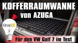 AZUGA Premium Kofferraumwanne für den VW Golf 7 - Mein Test und Empfehlung
