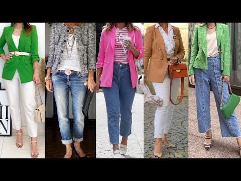 COMO HACER PARA QUE UN LOOKS CASUAL SEA MUCHA MAS ELEGANTE CON UN BLAZER O CHAQUETA ESTILO CHANEL