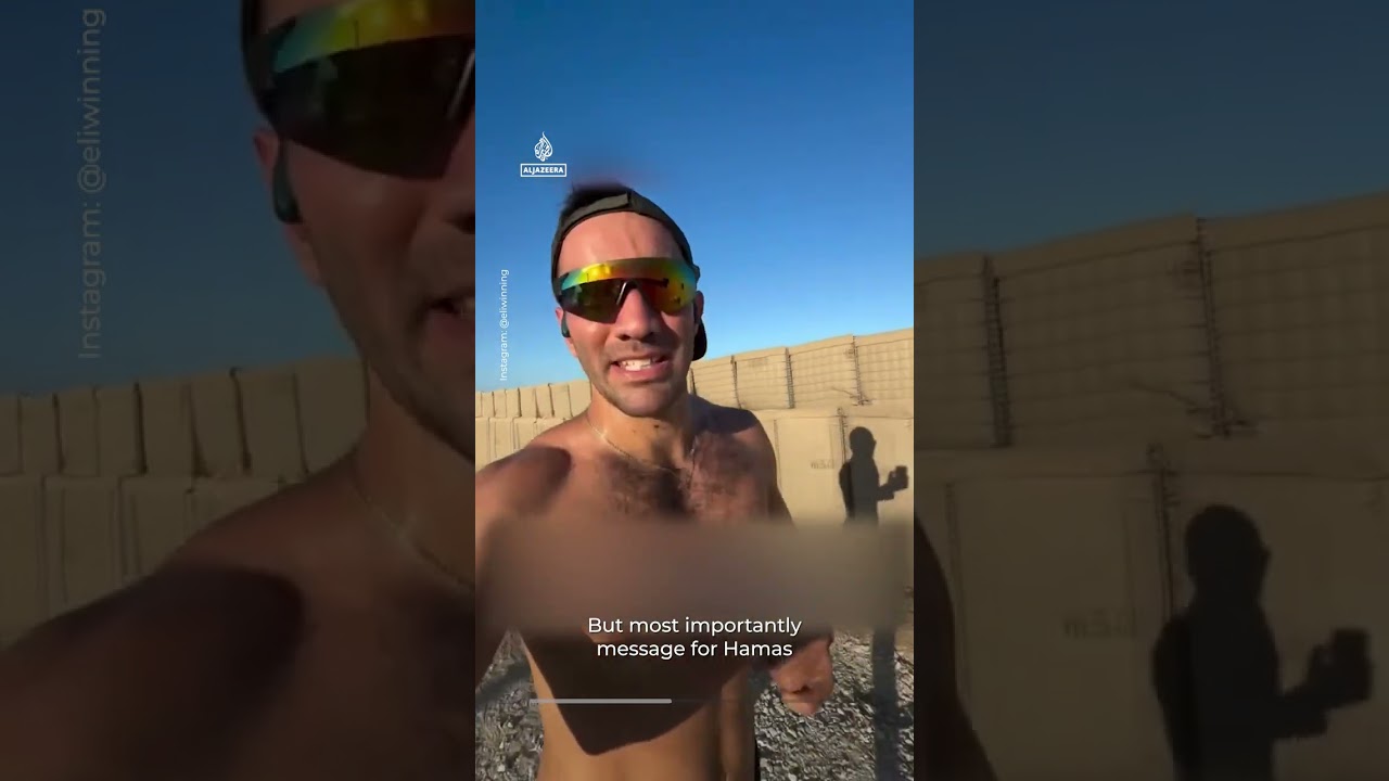 Israeli soldier runs marathon at Gaza outpost, declares military's permanent presence