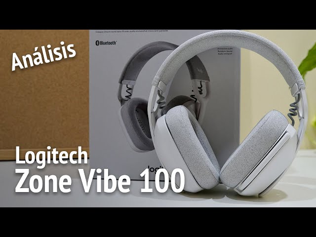 Vídeo relacionado con Logitech Zone Vibe 100 Auriculares inalámbricos Ligeros. Micrófono con cancelación de Ruido, Bluetooth multidispostivivo avanzado, Funcionan con Teams, Google Meet, Zoom, Mac/PC - Gris