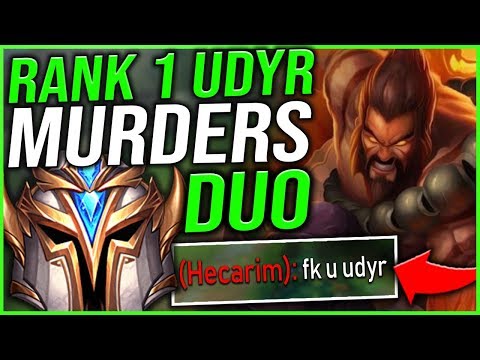 #1 UDYR WORLD DESTROYS IWDOMINATE & RANK 1 THRESH WORLD (FLAMED) - League of Legends