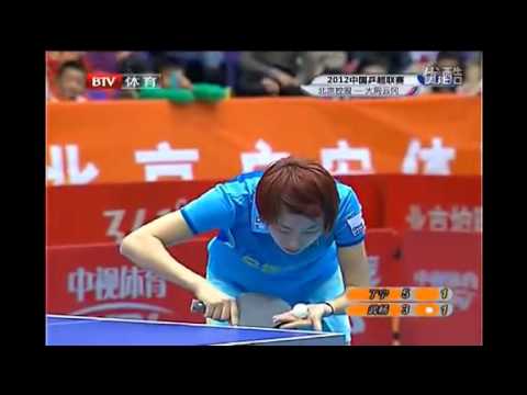 2012 CTTSL (women) Ding Ning - Wu Yang [Full Match/Chinese|low quality]