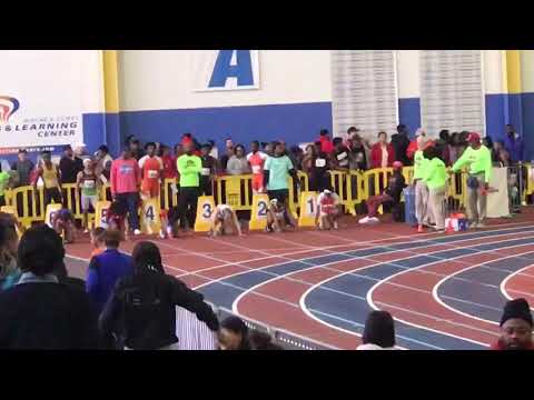 Jade Sabir 60m final 2019 AAU Indoor Nationals 17-18 girls