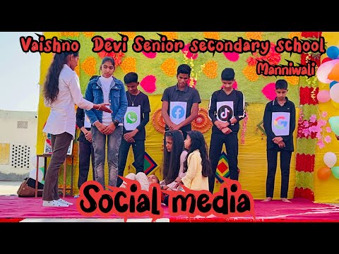 Social media theme dance presented by Meher !! Vaishno devi Senior secondary school, Manniwali