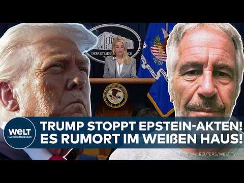 USA: Epstein-Akten bringen Trump in Bedrängnis! – Im weißen Haus rumort es!