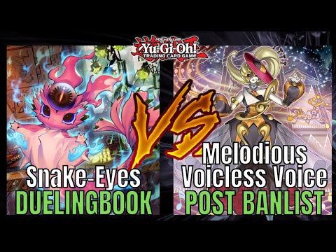 Snake-Eyes vs Melodious Voiceless Voice - POST BANLIST April 2024 Duelingbook | Yu-Gi-Oh!