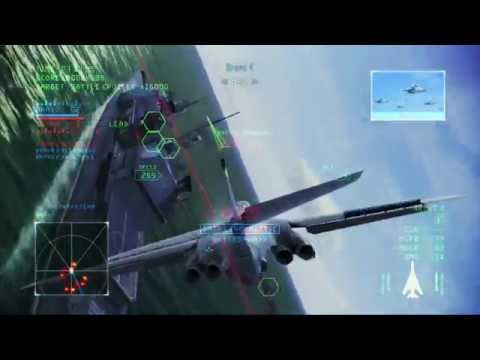 Ace Combat Infinity (TDM) B-1B Kamikaze Attack (Comona Air Base)
