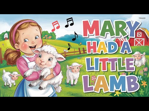 "🦙 Mary Had a Little Lamb: The Ultimate Sing-Along | Cute Nursery Rhymes for Kids! 🎶"