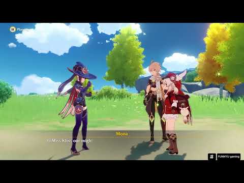 Windblume Klee and Mona Secret conversation Genshin Impact