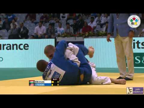 Judo 2013 World Championships Rio de Janeiro: Krizsan (HUN) - Stevens (USA) [-81kg]