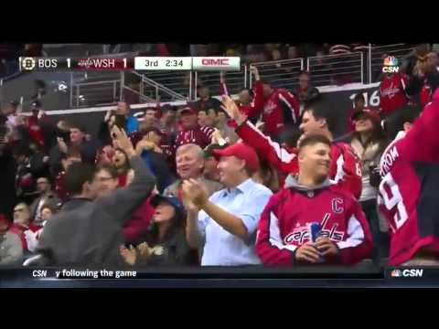 Гол Ovechkin  в предсезонном матче против Boston Bruins 02.10.15