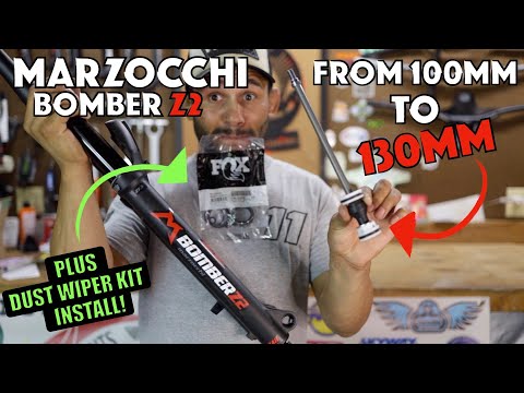 MARZOCCHI Bomber Z2: From 100mm to 130mm of TRAVEL