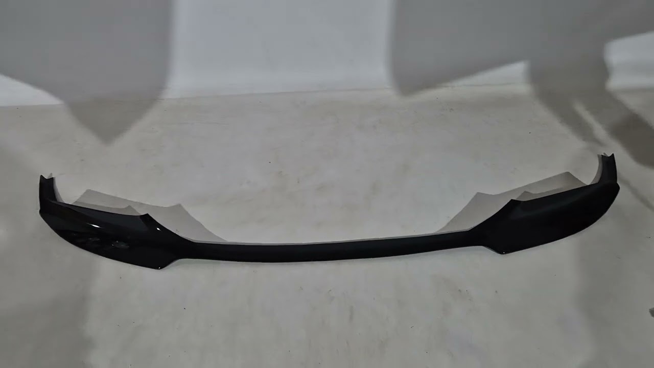 BMW 5 серія F10/F11 2010-2016 рр. Накладка на передній бампер DPT Lip V-3 (Для M-Performance, чорний глянець) Video 1