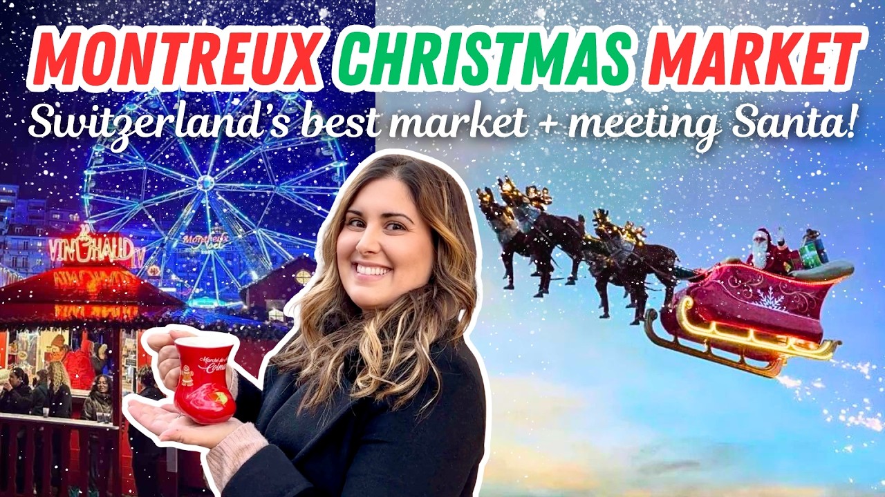 Celebrate the holiday season with scenic views and vibrant stalls at Montreux's iconic market.