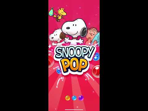 SNOOPY POP BUBBLE SHOOTER MOBILE GAME GAMEPLAY TUTORIAL NO COMMENTARY IOS IPHONE XR 2020